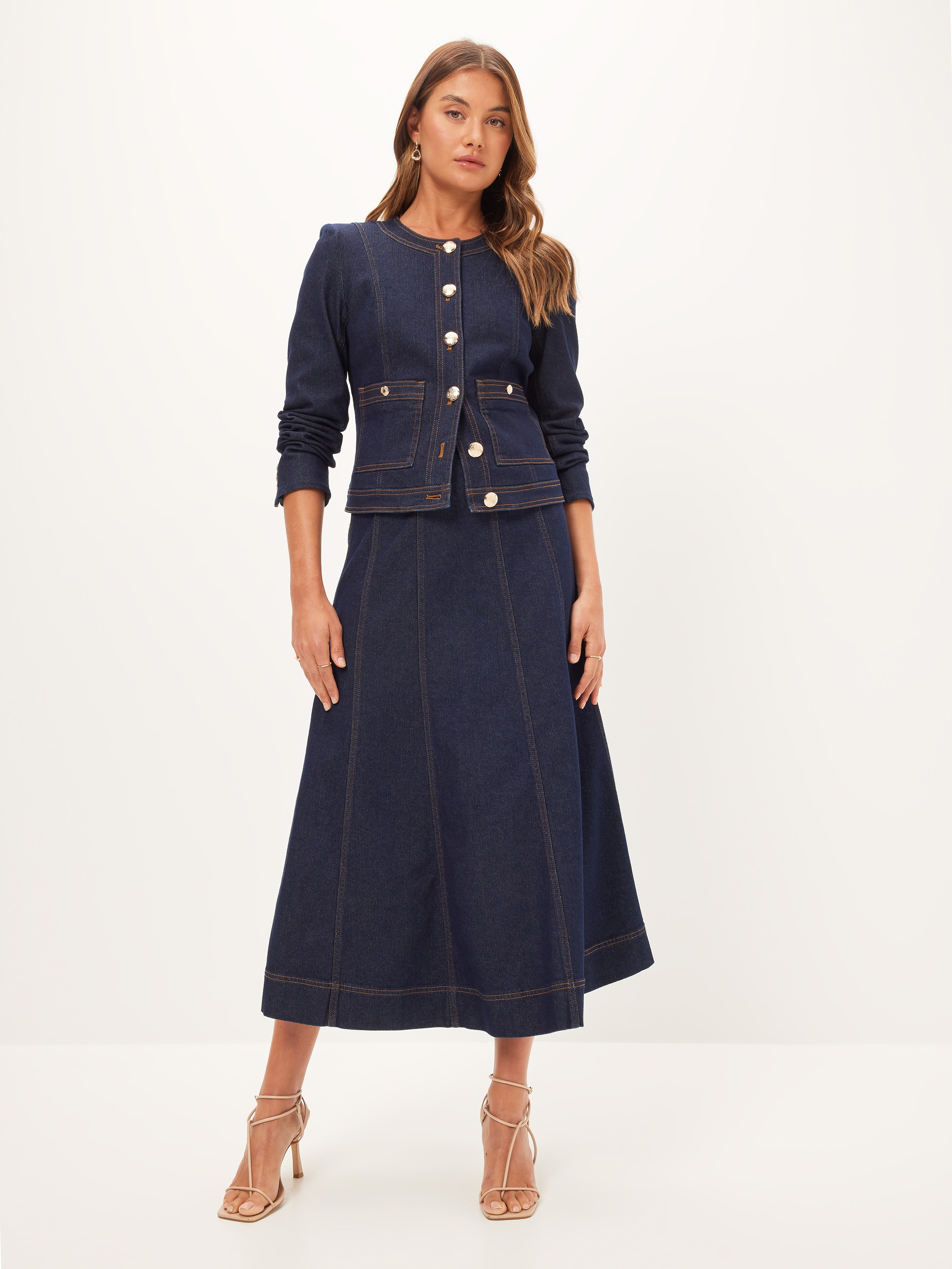 Navy 2024 skirt portmans