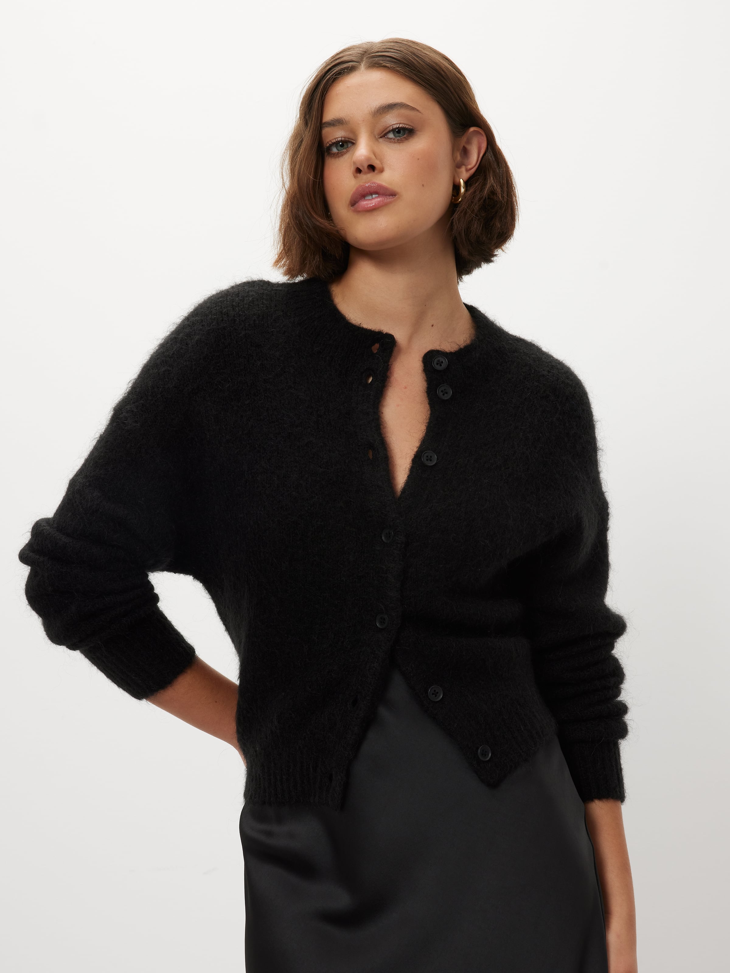 Long Sleeve Fluffy Cardigan