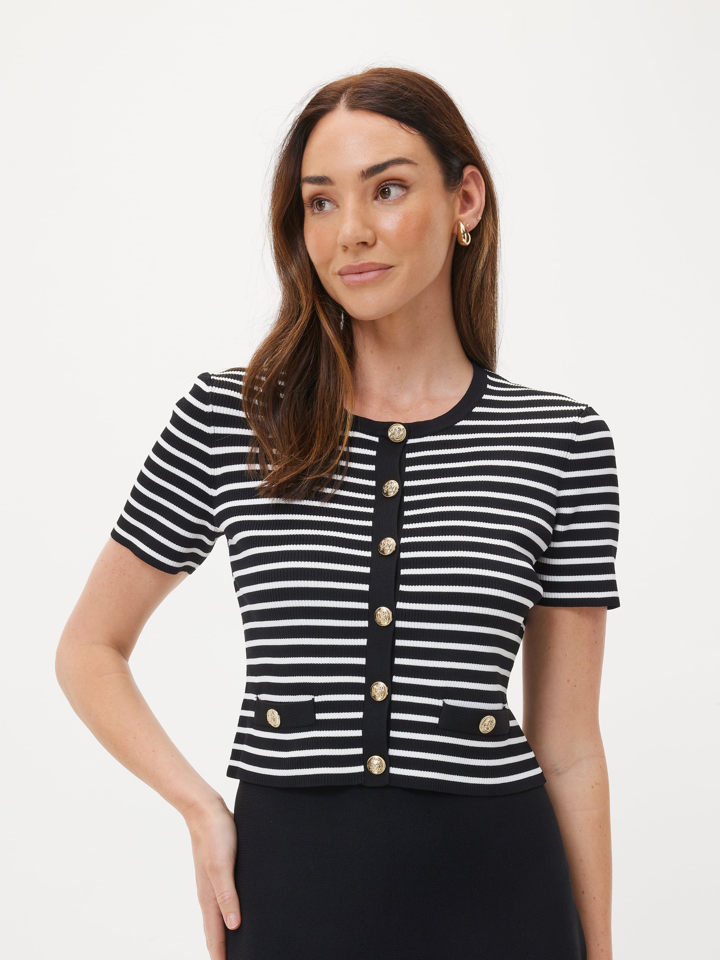 ILANA SHORT PRINTED CARDI main image 0