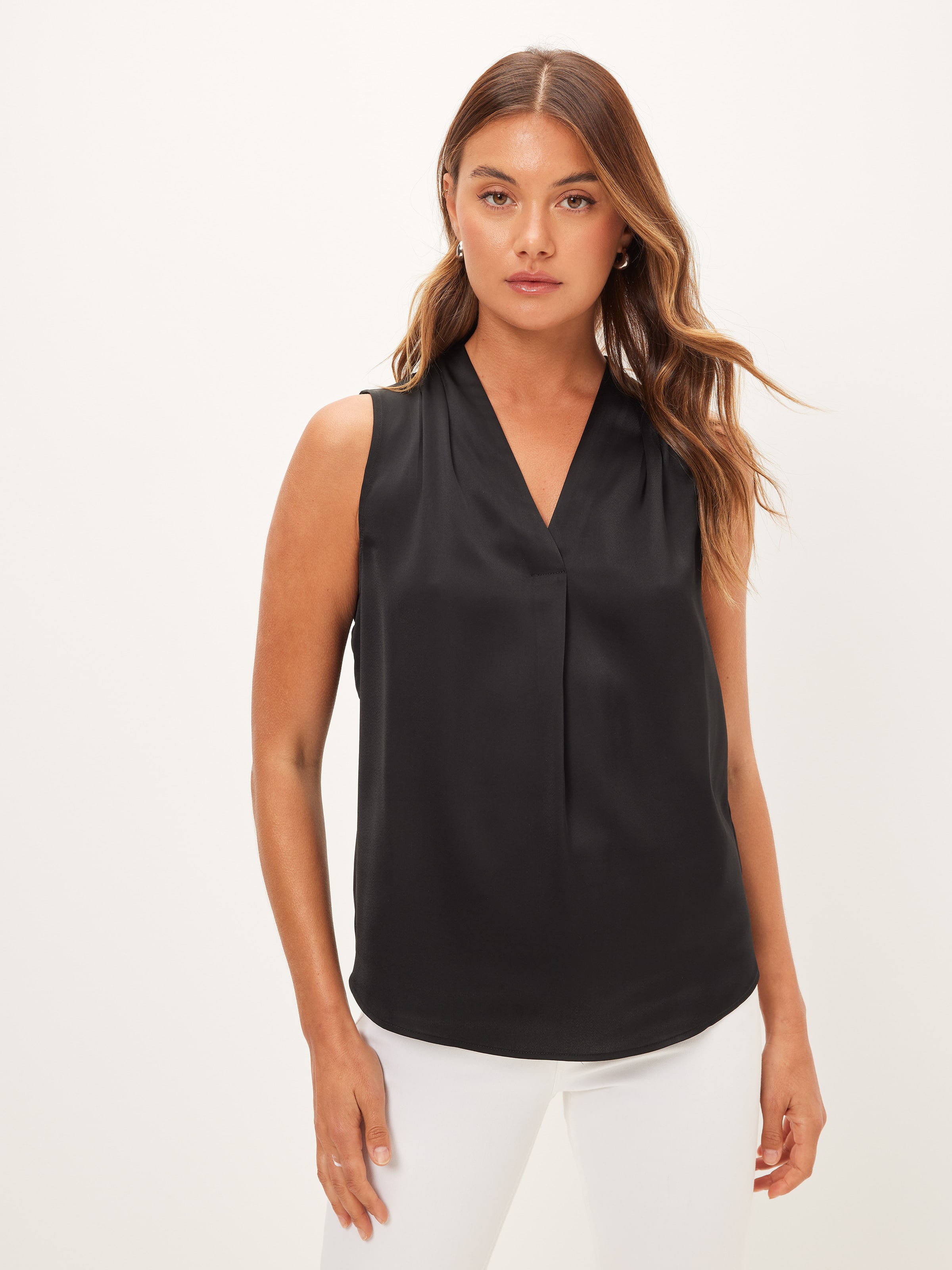 V Neck Shell Top - Portmans Online