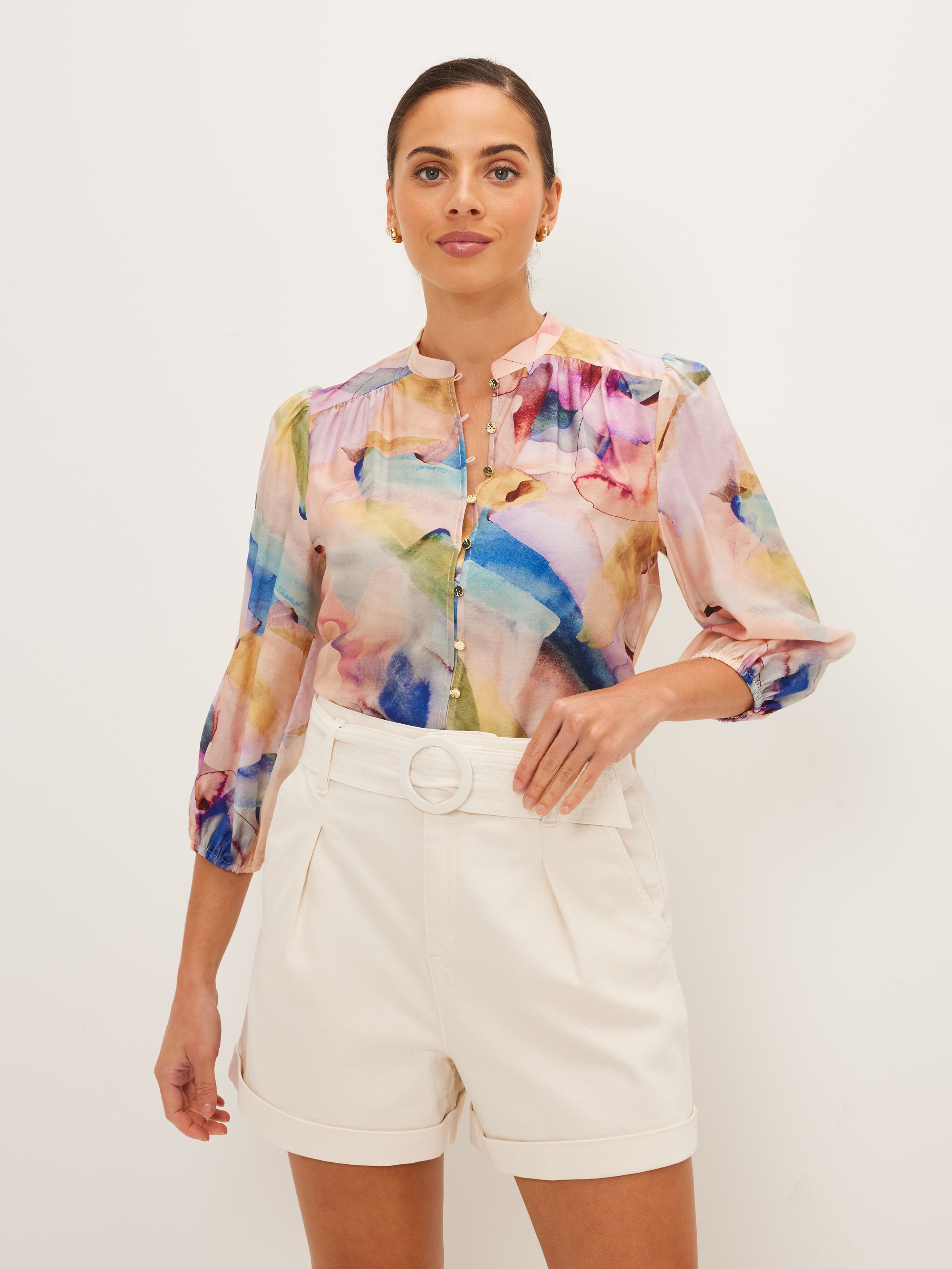 Tea Time Flowy Blouse main image 0