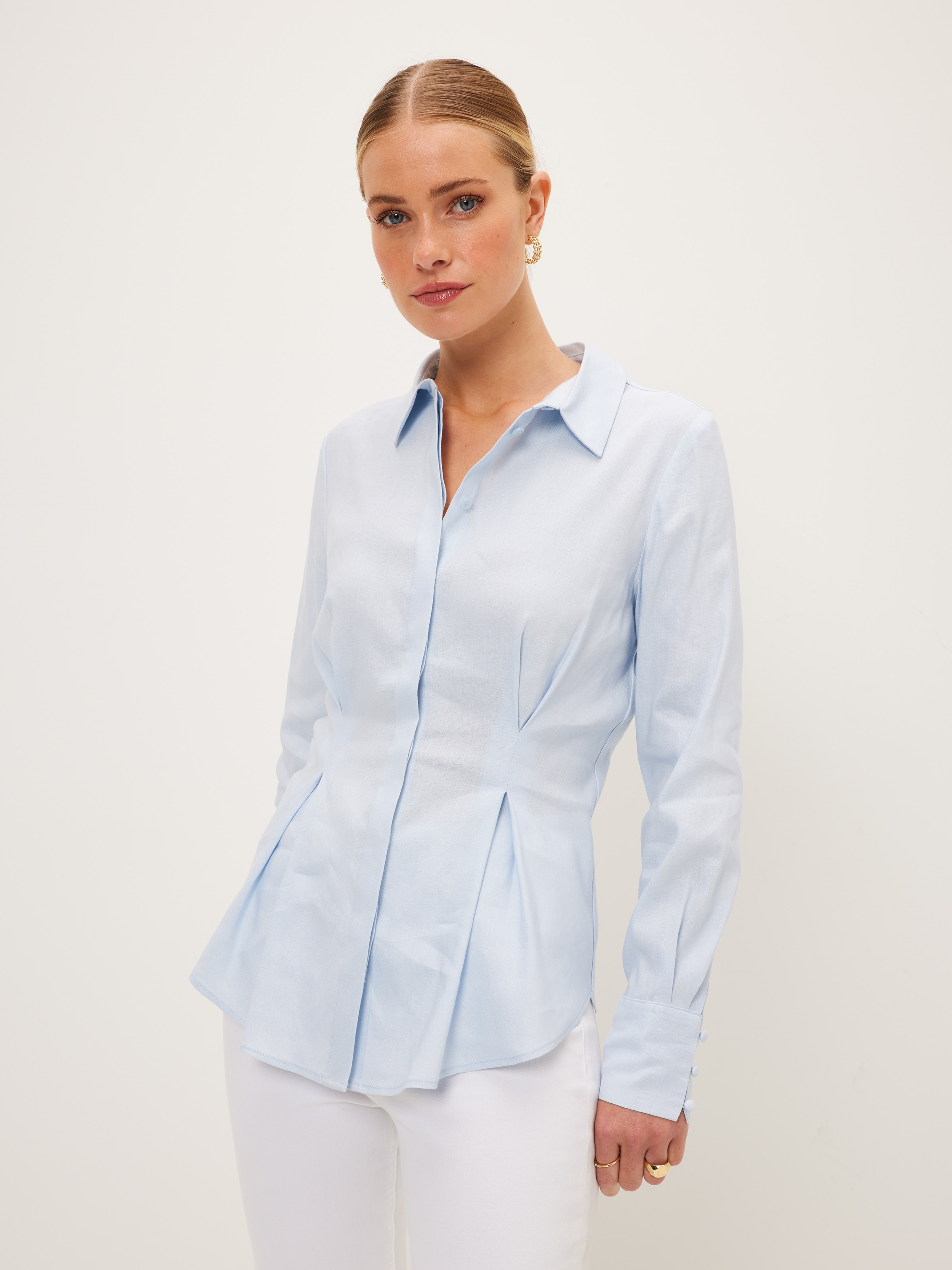 Pip Cinched Linen Shirt - Portmans Online