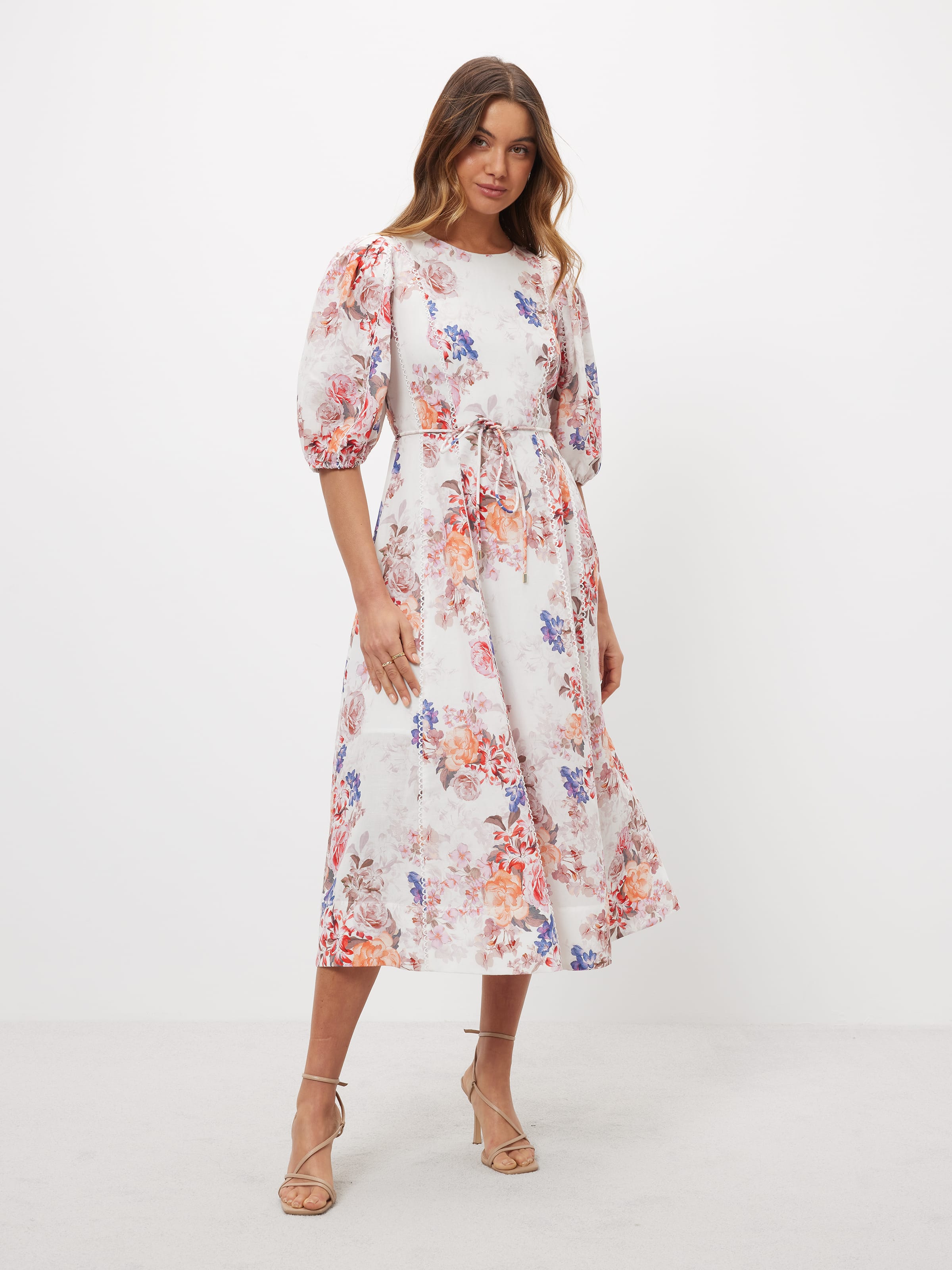 Mabel Midi Dress Party Floral - Portmans Online