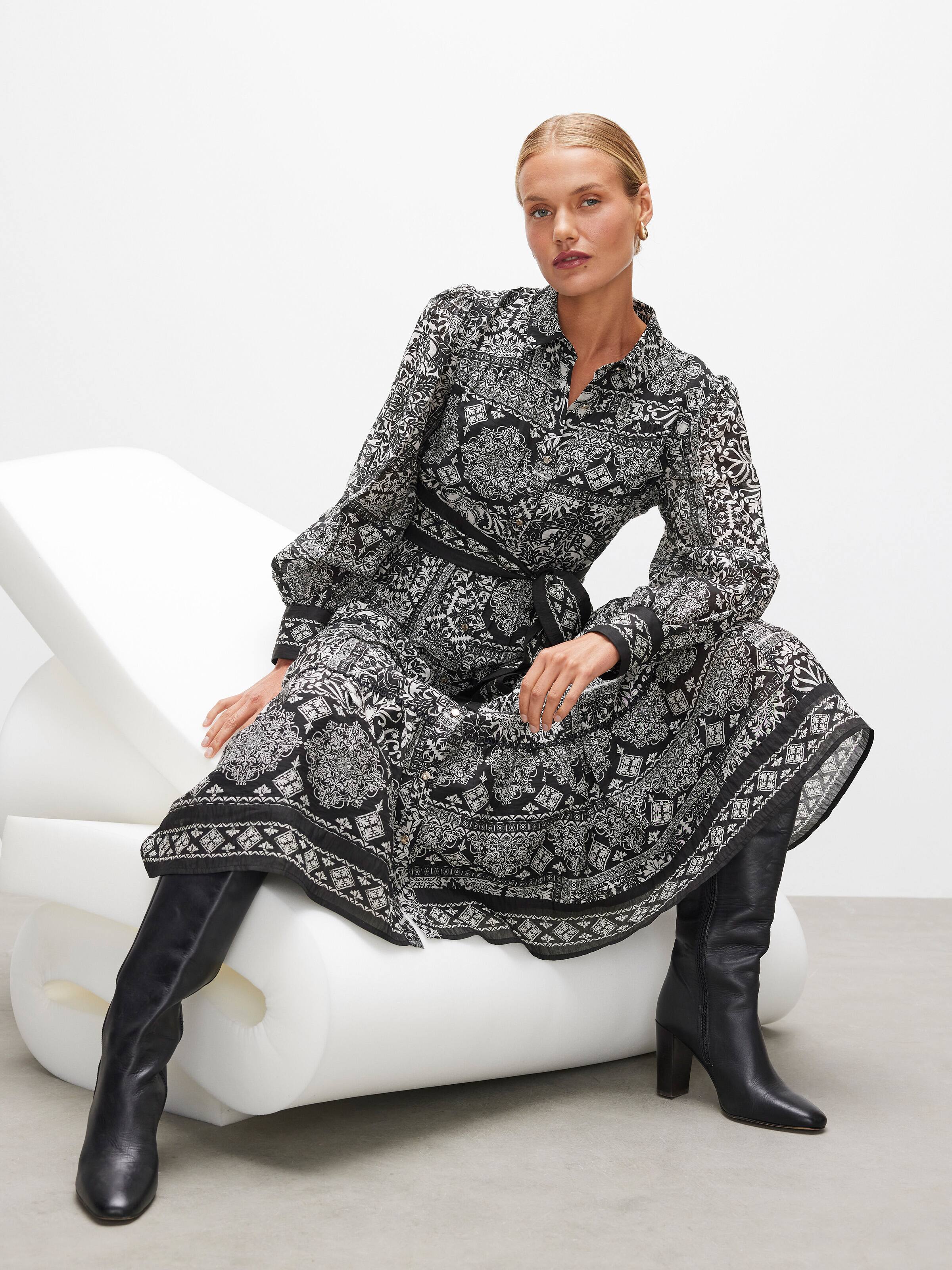 Bordeaux Amina Dress