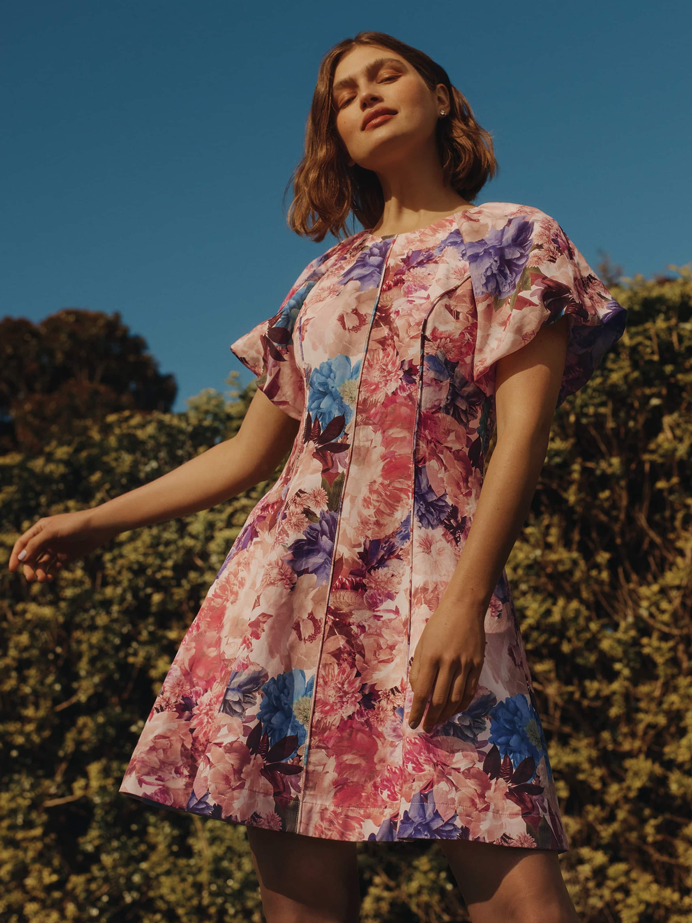 Harley Seam Detail Fit And Flare Dress Portmans Online