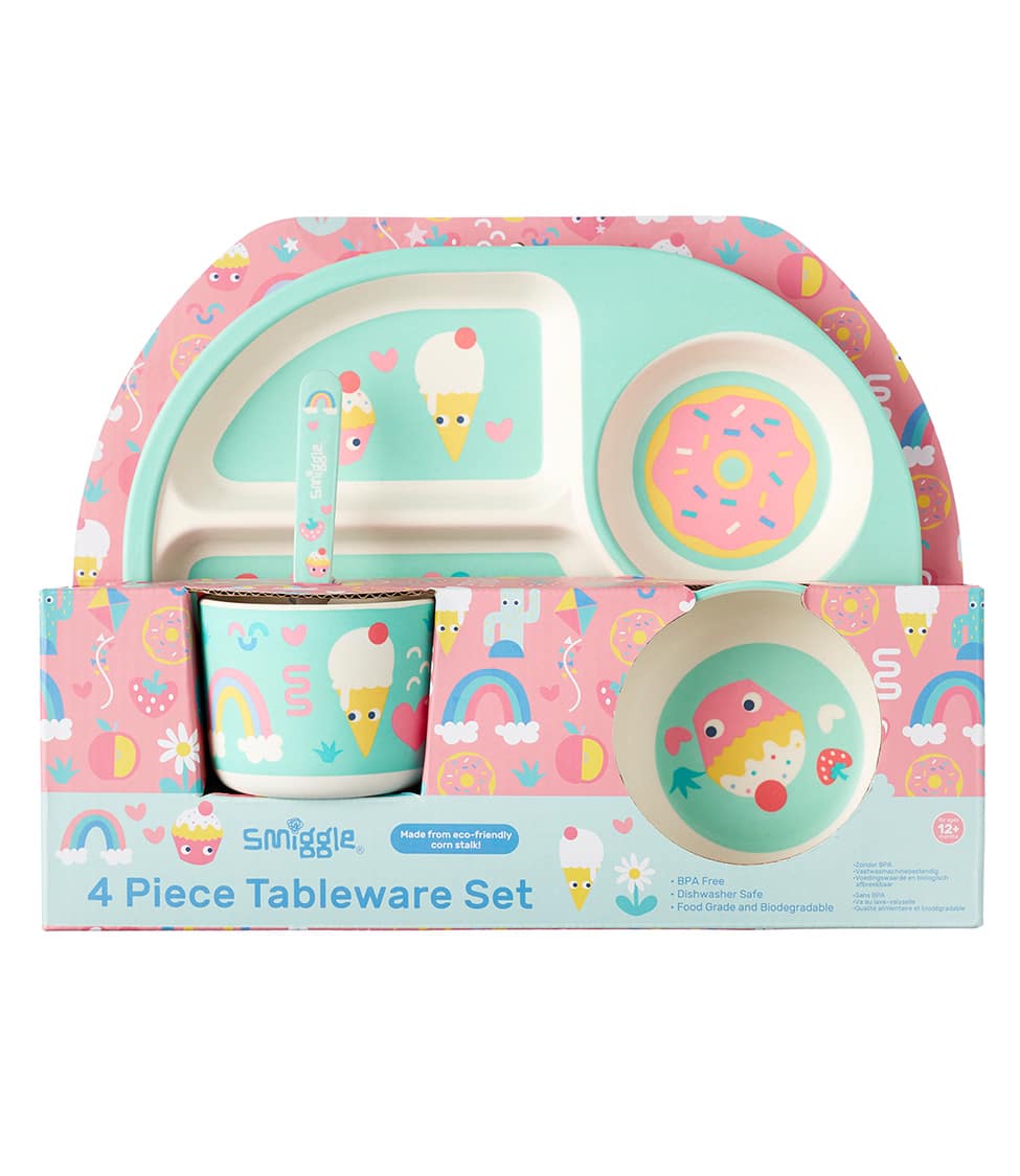 Big Adventures 4-Piece Tableware Set