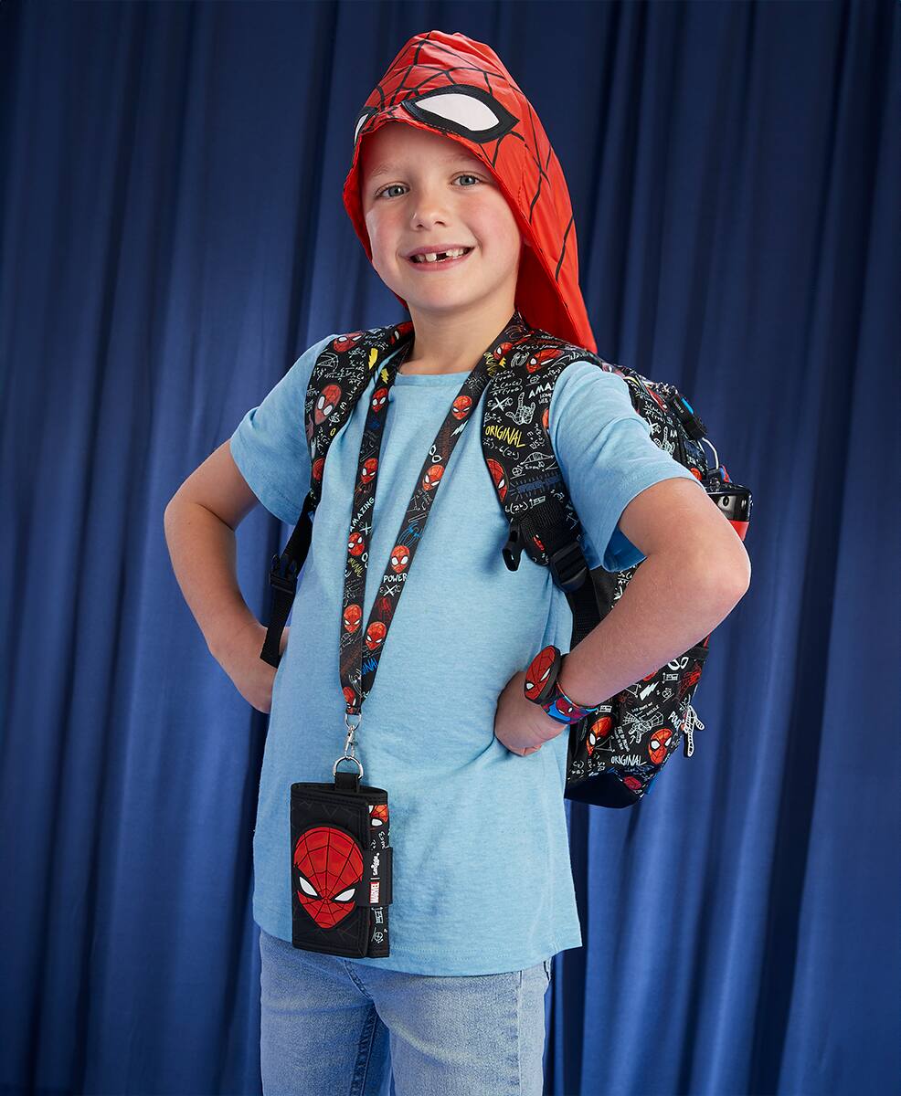 Spider-Man Junior Character Hoodie Backpack